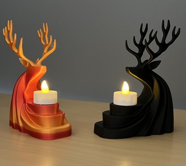 Elegant reinsdyr – moderne 3D-printet juledekorasjon