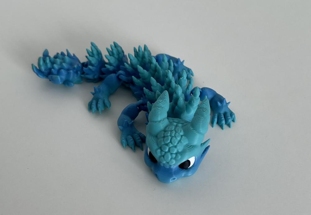Bristleback-dragon-3d-printet-drage