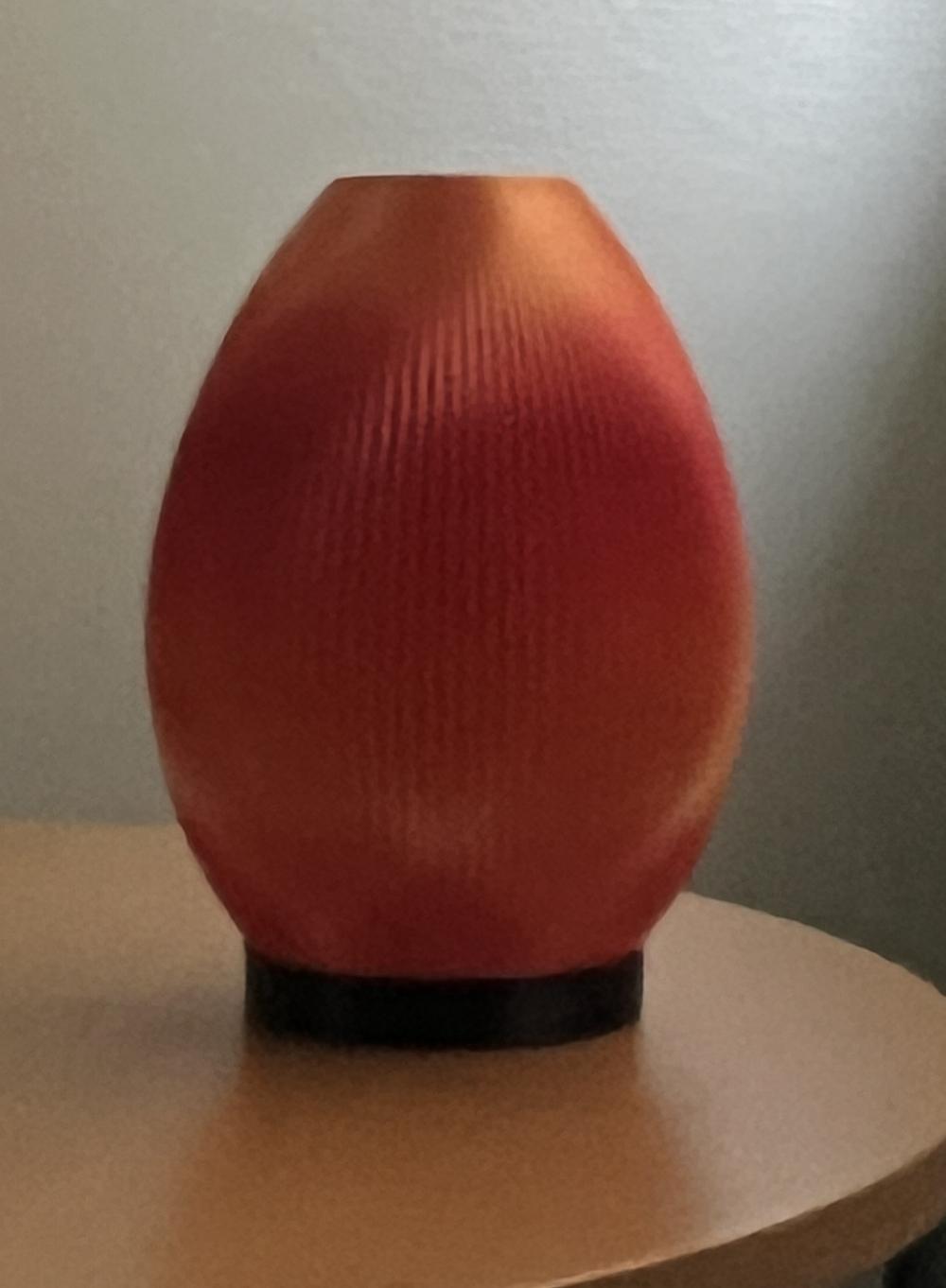 Flame-gradientlampe-3d-printet-lampe